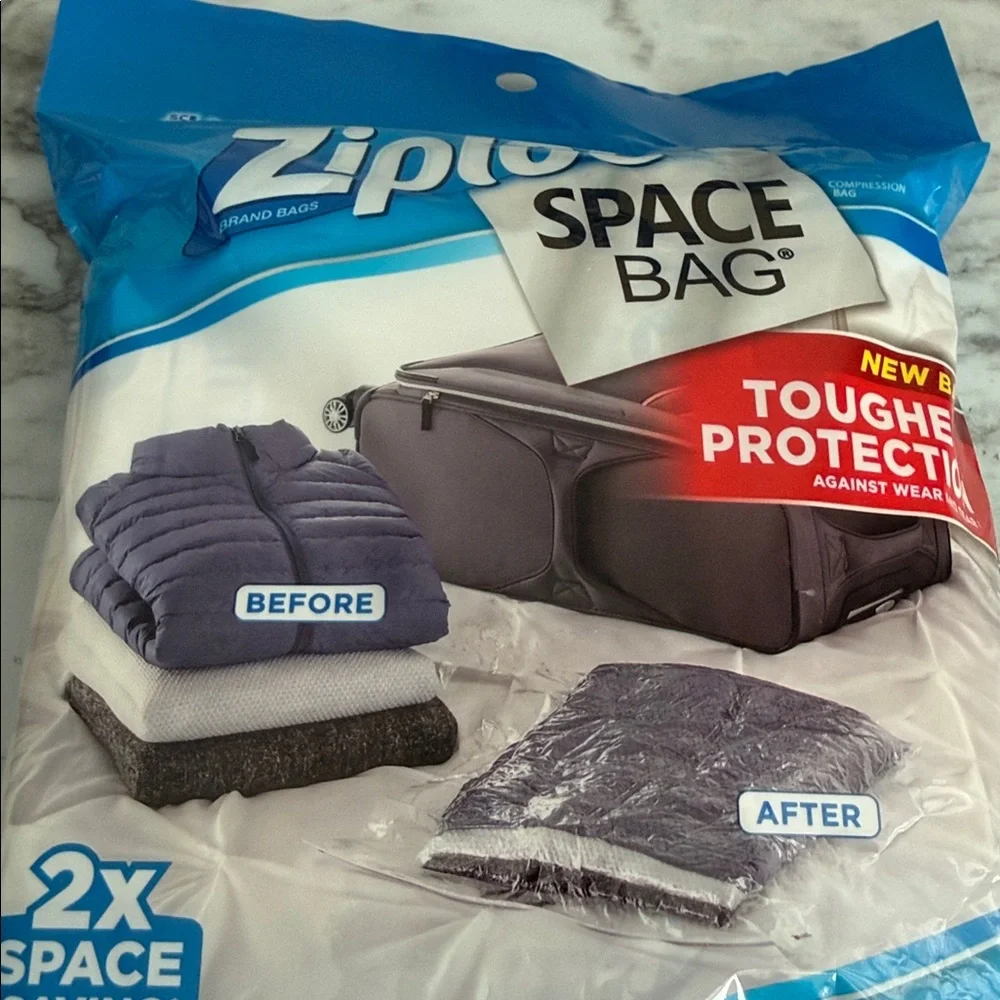 Ziploc Space Bag Travel Set 3 packs Suitcase bags - Picture 6 of 7